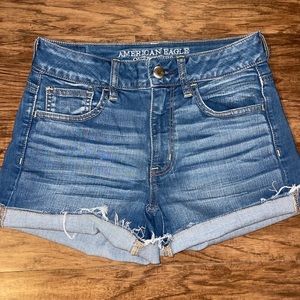 American Eagle Outfitters Distressed Denim Shorts